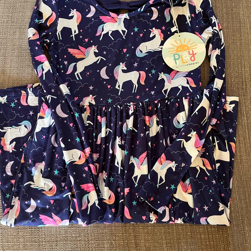 Little sleepies Unicorn Dreams Kids dress